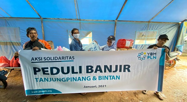 YBM PLN  Gelar Aksi Solidaritas Peduli Banjir Tanjungpinang dan Bintan