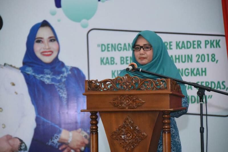 Umi Kalsum Resmi Buka Jambore Kader PKK Bengkalis 2018