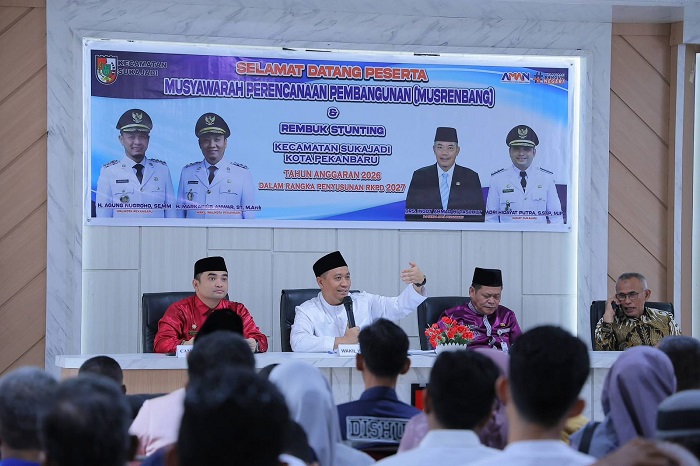 Wawako Markarius Buka Musrenbang Kecamatan Sukajadi