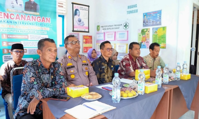 Pemkab Meranti Ikuti Pencanangan Gerakan Pengukur dan Intervensi Serentak Penjegahan Stunting se- Riau