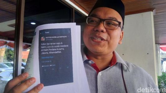 'Kabar dari Teman Saya, Lion Air sudah mendarat di Halim Perdanakusuma', Mustofa Dipanggil Polisi