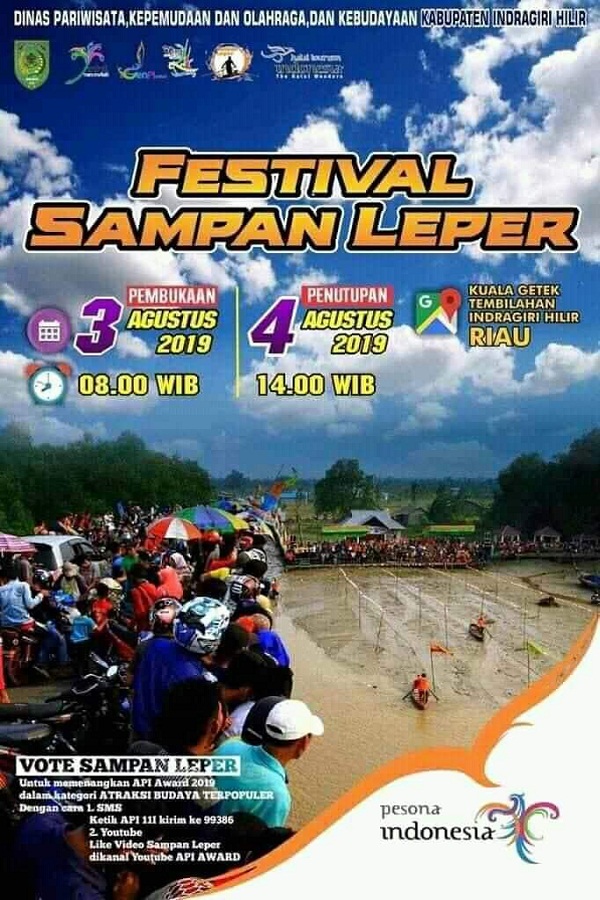 Disporabudpar Inhil Gelar Festival Sampan Leper, Junaidi Ajak Masyarakat untuk Berpartisipasi