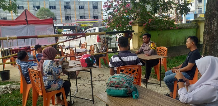 Bhabinkamtibmas Tangkerang Timur Bina UMKM hingga Sediakan Lahan Gratis