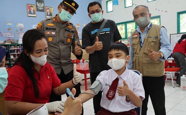 Cegah Learning Loss, RAPP Tuntaskan Vaksinasi Anak Dosis I di Sekolah Binaan