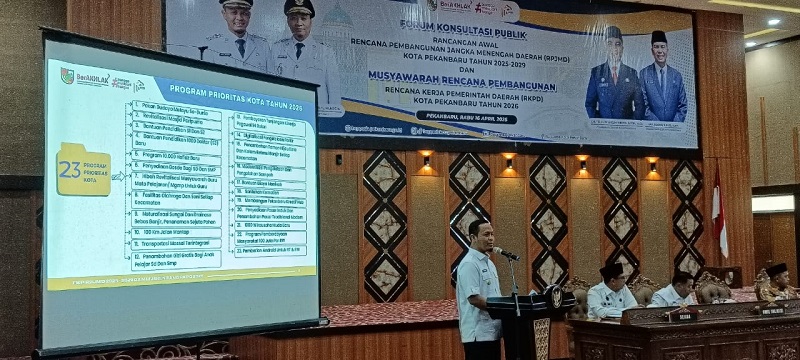PERDANA! Agung Umumkan 23 Program Strategis Pemerintahannya untuk Pekanbaru, Ini dia...