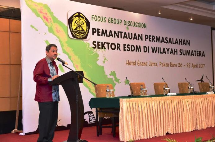 Hadiri FGD Pemantauan Permasalahan Sektor Energi Sumber Daya Mineral di Sumatera, Ini Kata Sekda