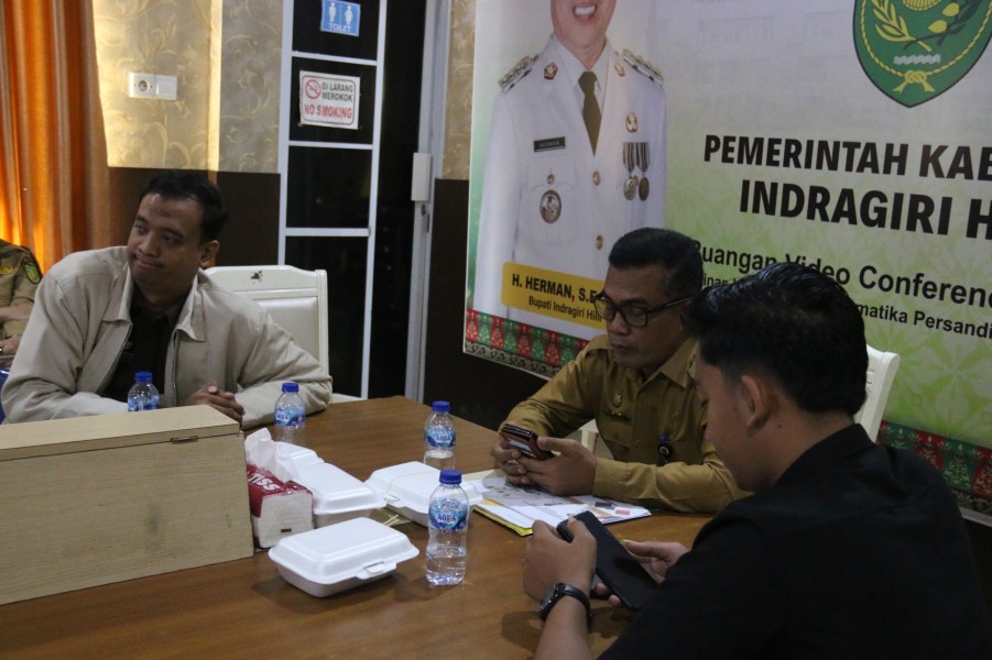 Asisten Perekonomian dan Pembangunan Setda Inhil Ikuti Rakor Pengendalian Inflasi Daerah Tahun 2026
