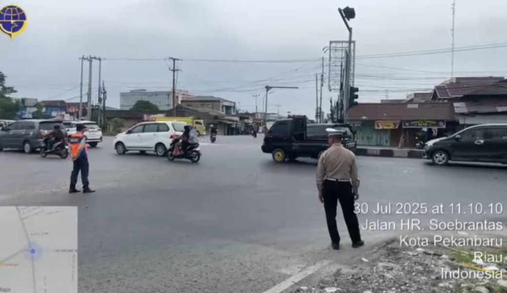 Atur Arus Lalu Lintas dan Cegah Gepeng, Dishub Tempatkan Petugas di Simpang Garuda Sakti