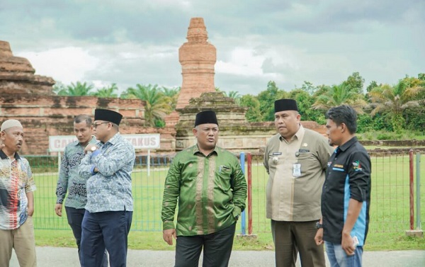 Sekda Pantau Persiapan Tour de Muara Takus di Komplek Candi Muara Takus