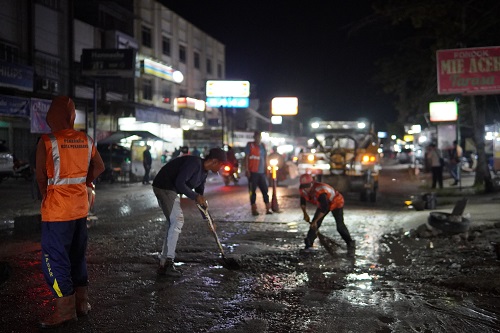 Wawako Pekanbaru Kembali Tinjau Perbaikan Jalan Rusak di Beberapa Ruas