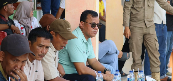 Bupati Suhardiman Saksikan  Pacu Jalur Rayon I Inuman