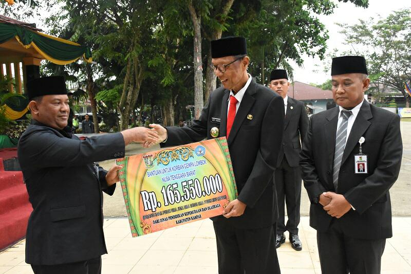 Pemda Kampar Salurkan Bantuan Gempa Lombok