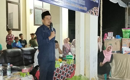 Anggota DPRD Kuansing Riko Nanda Reses di Rambahan Logas Tanah Darat