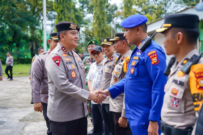 Kapolda Riau Pantau Penghitungan Suara Pilkada di Dumai