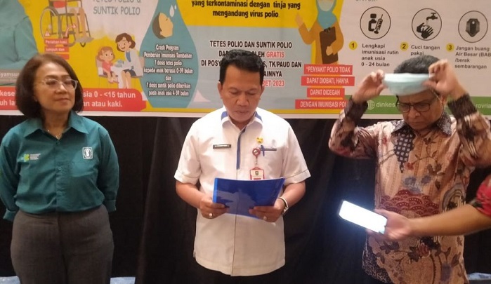 Imunisasi Polio Massal di Riau Akan Dilakukan Door to Door
