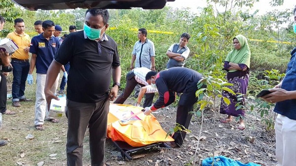 GEGER...Warga Simpang Siabu Ditemukan Tewas dengan Kaki Terikat Lakban