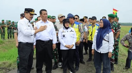 Menteri Pertanian RI  Kunjungi Gapoktan Siak