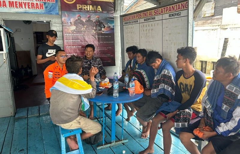 Sembilan Korban Kecelakaan Kapal Tenggelam Ditemukan Selamat