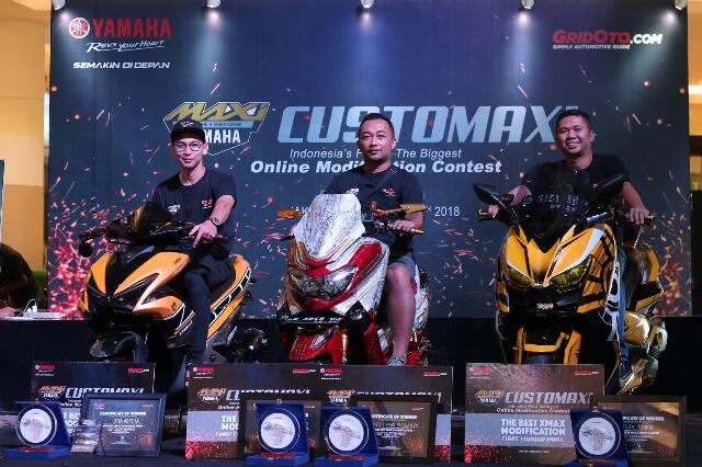 SELAMAT...Ini Para Pemenang Yamaha CustoMAXI, Ajang Modifikasi Online Terbesar dan Pertama di Indonesia