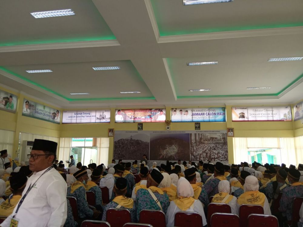 Rombongan CJH Asal Indragiri Hilir Tiba di EHA Riau