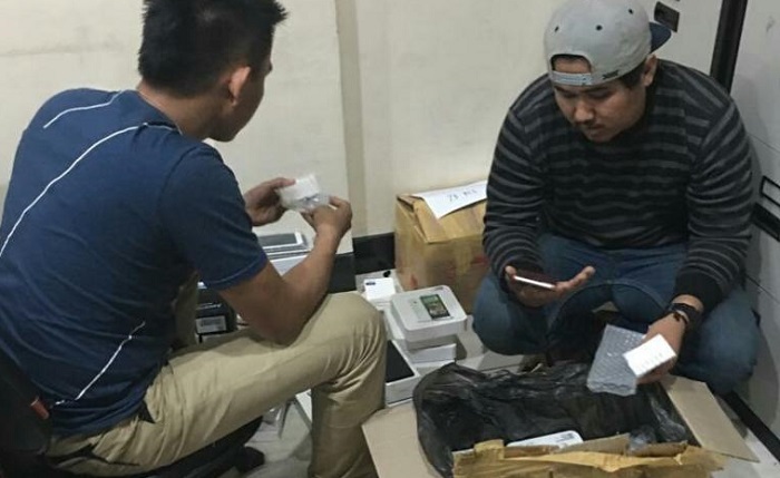 Polisi Gagalkan Penyeludupan Ratusan Hape Ilegal di Inhil