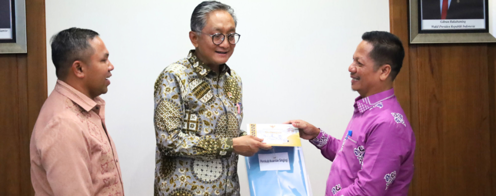 Pemkab Kuansing Tawarkan pengembangan Tepian Narosa Pada Menteri Pekerjaan Umum