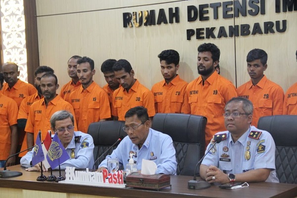 Hendak Diseberangkan ke Malaysia Via Bengkalis, 43 Warga Bangladesh Kembali Diamankan