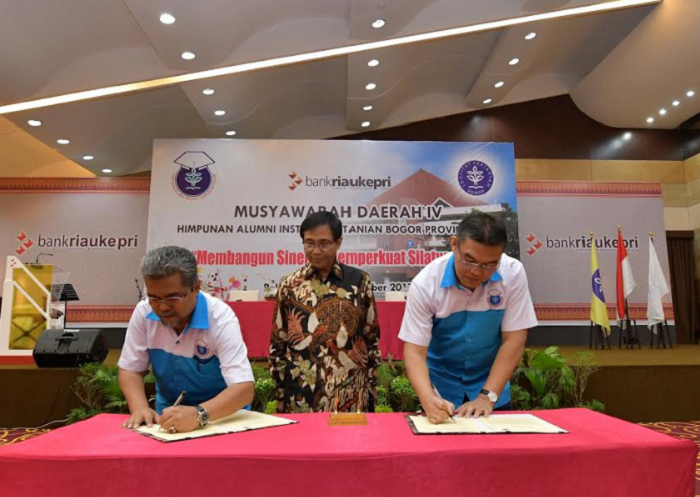 Himpunan Alumni IPB Jalin Kerjasama dengan Bank Riau Kepri