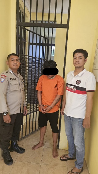 Polsek Benai lakukan Pengungkapan Kasus Pencurian Sepeda Motor, Pelaku Diamankan Usai Diantar Warga