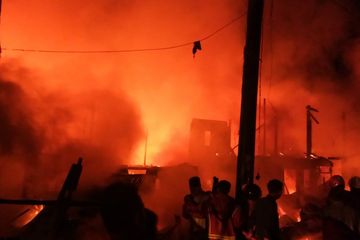 Panipahan Membara, 22 Unit Rumah dan Bangunan Ludes Terbakar, Satu Orang  Meninggal Dunia