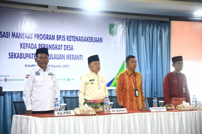 Dengan BPJS, Asmar Berharap Perangkat Desa di Meranti Nyaman Bekerja