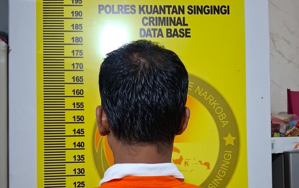 Pengembangan Kasus, Polres Kuansing Amankan Pengedar Sabu  di Sentajo Raya