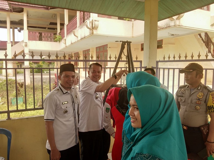 Lebih dari 210 Anak di Desa Sejati Rohul Ikuti Kegiatan Hari Penimbangan Anak Nasional 
