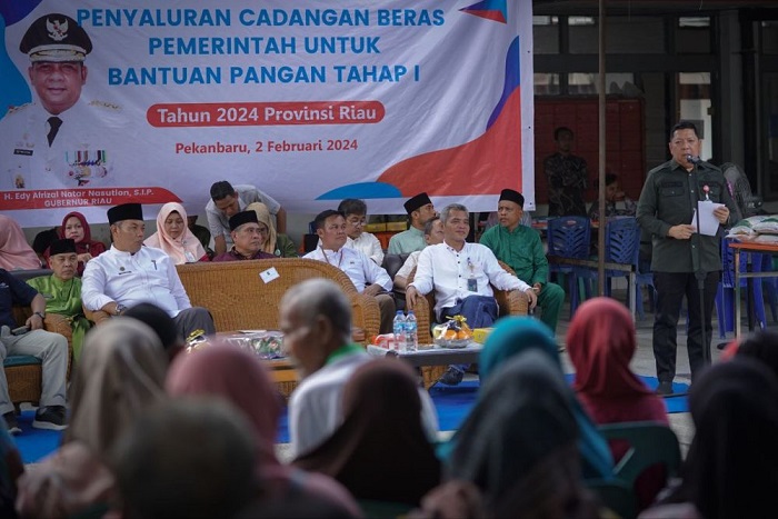 Asisten I Setdaprov Riau Himbau Bantuan CBP Tidak Diperjualbelikan