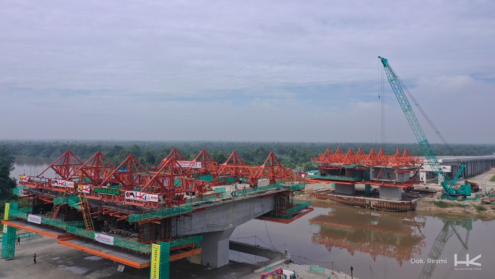 Progres Pekerjaan Tol Lingkar Luar Pekanbaru Sudah Capai 57 Persen
