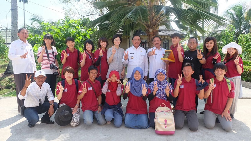Bupati Inhil Sambut Gembira Kedatangan Mahasiswa Kobe University-Jepang di Tembilahan