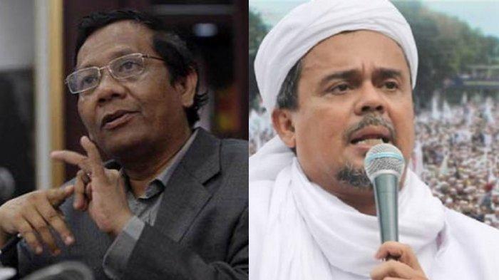 Pemerintah Tak Punya Rencana Rekonsiliasi dengan Rizieq Shihab, Mahfud MD: Belum Silaturrahim Sudah Minta Syarat Tinggi