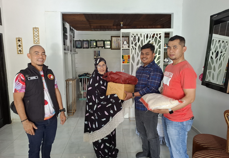 Polres Kuansing Gelar Minggu Kasih dengan Pemberian Bantuan Sembako