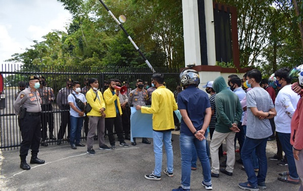 Mahasiswa Desak Tuntaskan Persoalan Ijazah Palsu Oknum Pejabat Kuansing
