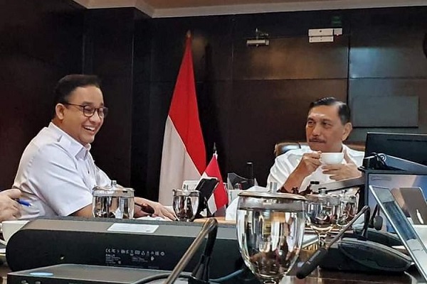 Anies Datang Bahas  DKI Jakarta, Luhut Pandjaitan: No Problem Pak, We Can Solve It, Asal...