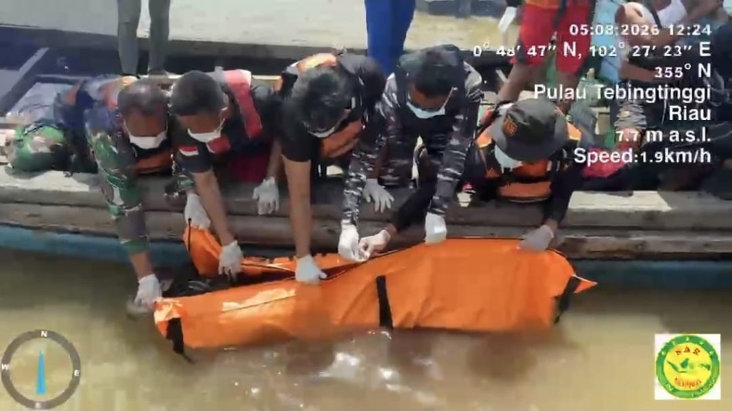Korban Kapal Tenggelam di Perairan Mengkikip Ditemukan, Satu Dalam Pencarian