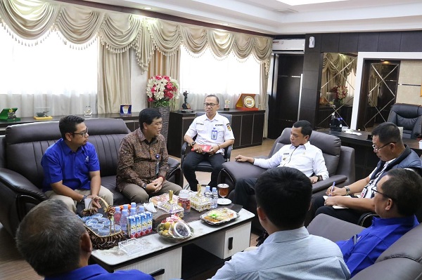 Pj Wali Kota Pekanbaru Bahas 2 Proyek SPAM dengan Petinggi PT PP