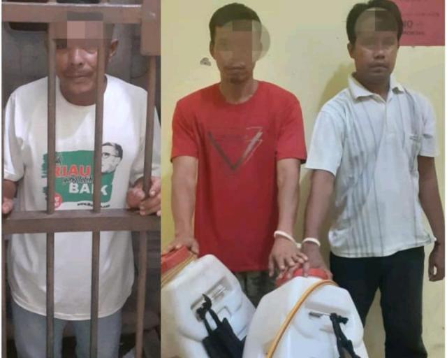 Polsek Tambang Tangkap 3 Pelaku Pembongkaran Rumah