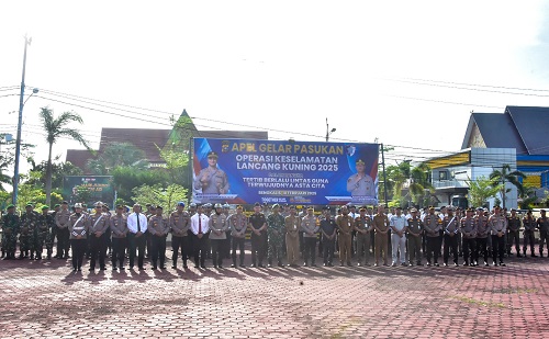 Polres Bengkalis Gelar Apel Pasukan Operasi Lancang Kuning