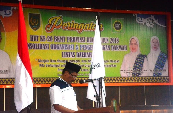 Pj Bupati Hadiri Milad BKMT dan Buletin Lentera Provinsi Riau