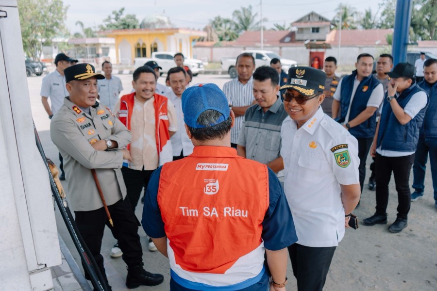 Pastikan Stok & Takaran Akurat Jelang Lebaran, Wabup dan Kapolres Rohil Sidak SPBU & SPBE di Tanah Putih