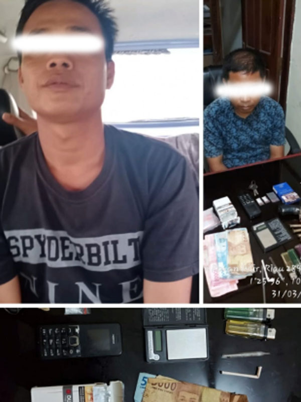 Polres Rohil Tangkap Pengedar Sabu Bersama Senjata Api Rakitan
