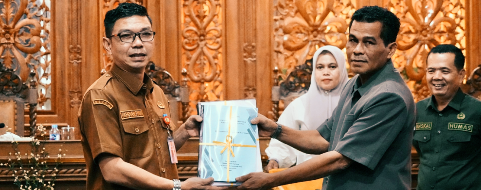 Sudah Berakhir  Sejak 2013 Lalu, Pemkab Kuansing Ajukan Ranperda RTRW Baru Kepada DPRD