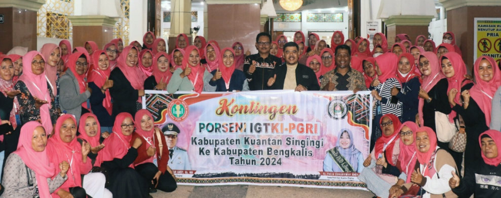Bupati Kuansing Suhardiman Berharap kontingen IGTKI - PGRI Mempertahankan Gelar Juara