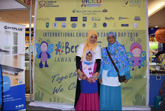 Beginilah Keceriaan Dina Miftahul Fazila pada Peringatan Hari Kanker Anak Internasional 2018